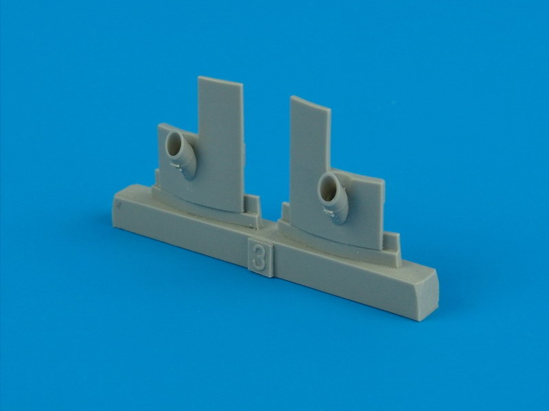 QB72110 TBM-3 Avenger exhaust pipes 1/72